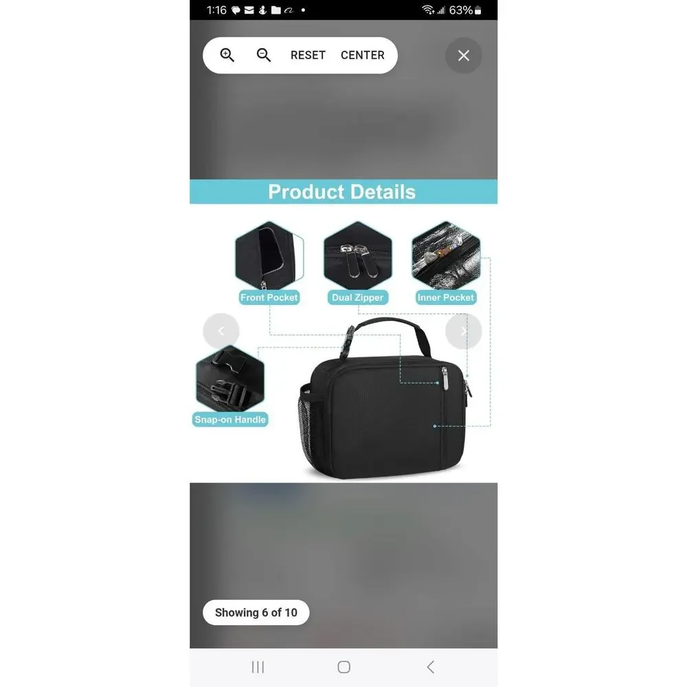 Black Lunch Box/Bag